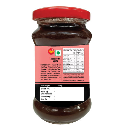 Mix Fruit Jam 200gm