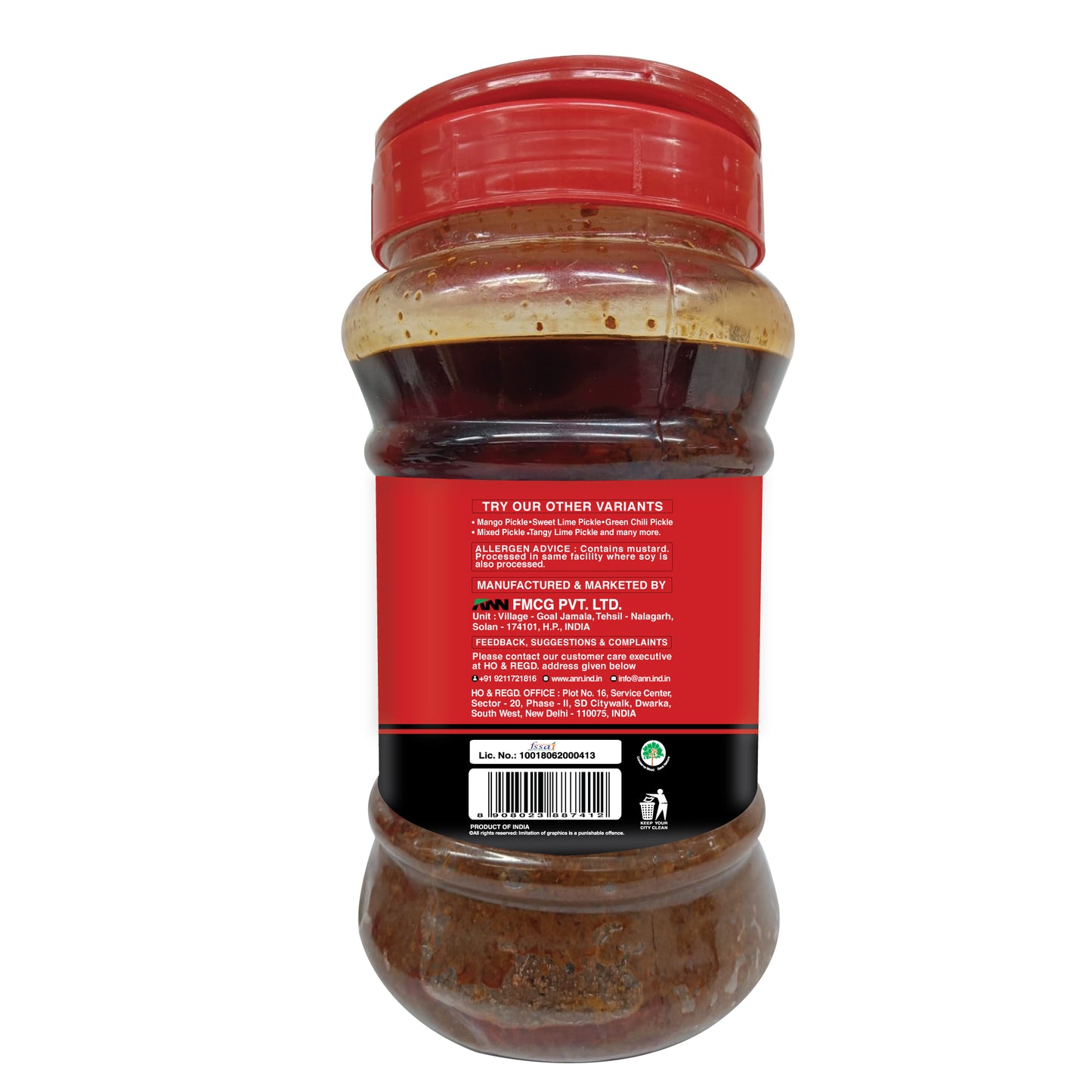 Stuffed Red Chili Pickle 950