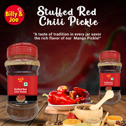 Stuffed Red Chili Pickle 950