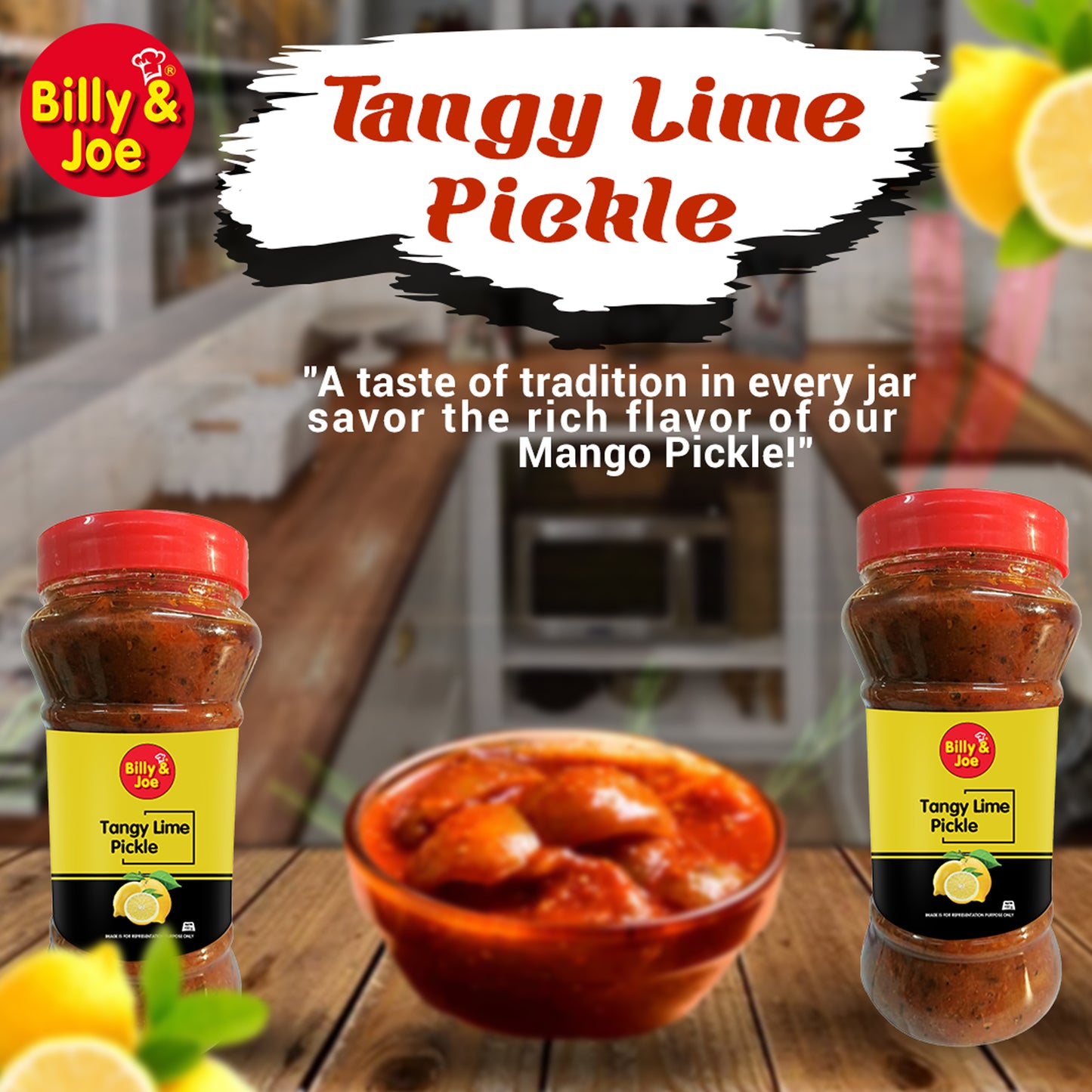 Tangy Lime Pickle 500g