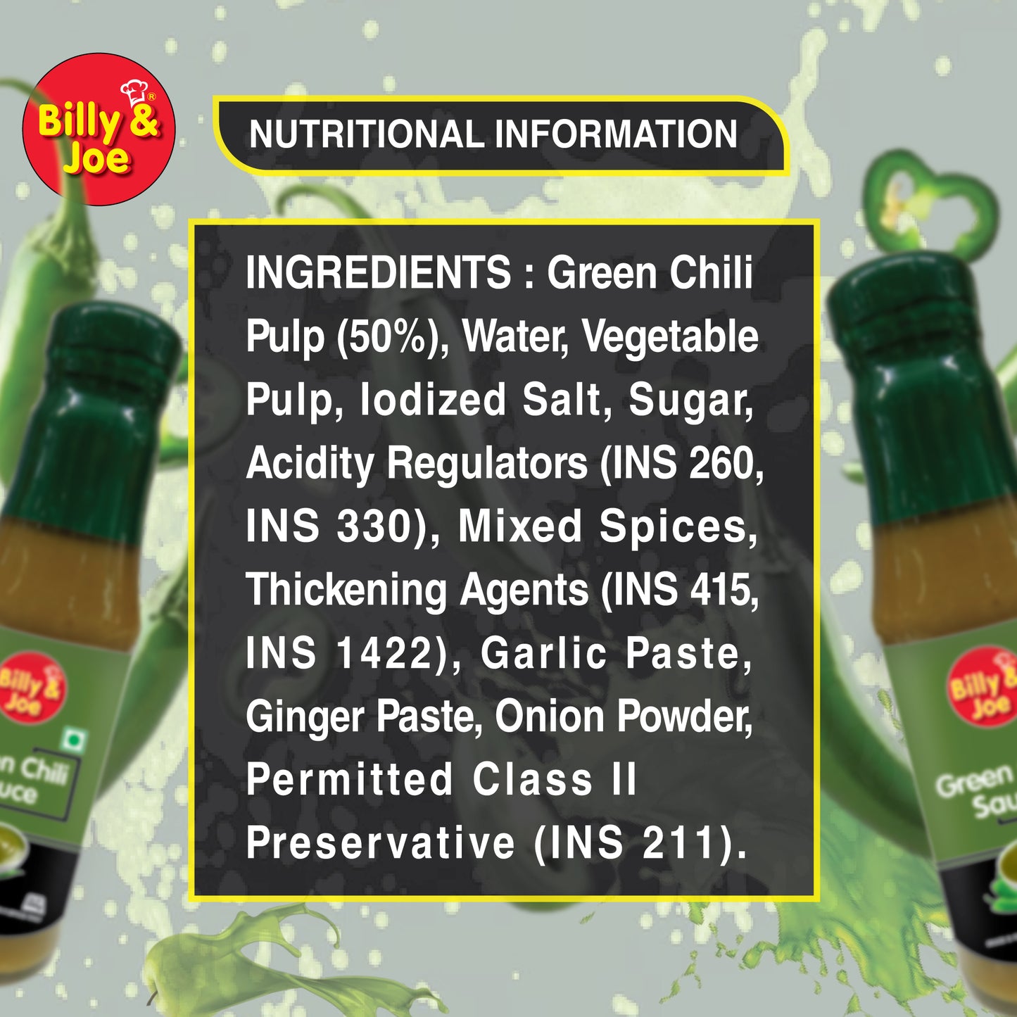 Green Chili Sauce 200gm.